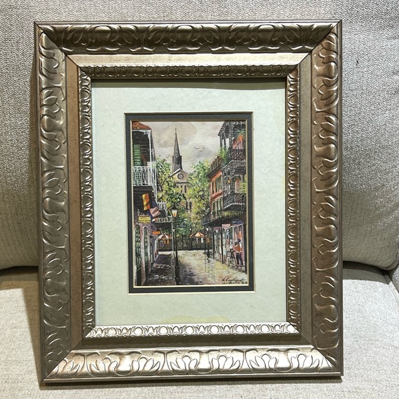 1996 K. Engelhardt New Orleans Signed, Matted & Framed Print - Picture 5 of 6